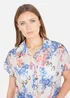 Yumi White Cotton Paisley Print Tie Knot Shirt - 12 Image 3