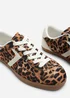 Where's That From Ensley Brown Leo Low Profile Panel Detailed Trainer - Size 6 Image 5