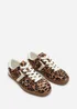 Where's That From Ensley Brown Leo Low Profile Panel Detailed Trainer - Size 6 Image 4