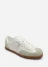 Where's That From Ensley White Silver Low Profile Panel Detailed Trainer - Size 7 Image 3