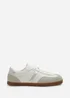 Where's That From Ensley White Silver Low Profile Panel Detailed Trainer - Size 7 Image 2