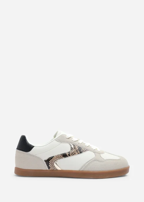 Where's That From Anaiah White Snake Low Profile Side Panel Detailed Trainer - 8 Image 1