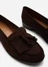 Where's That From Brown Avani Flatform Slip On Loafers Shoes With Tassel - Size 7 Image 5