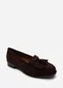 Where's That From Brown Avani Flatform Slip On Loafers Shoes With Tassel - Size 7 Image 3
