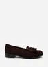 Where's That From Brown Avani Flatform Slip On Loafers Shoes With Tassel - Size 7 Image 2