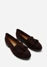Where's That From Brown Avani Flatform Slip On Loafers Shoes With Tassel - Size 7 Image 4