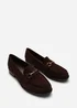 Where's That From Brown Maelynn Round Toe Single Metal Bar Loafers - 6 Image 4