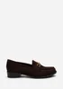 Where's That From Brown Maelynn Round Toe Single Metal Bar Loafers - 6 Image 2