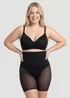 Conturve Black High Waisted Mesh Shaping Shorts - XL Image 1
