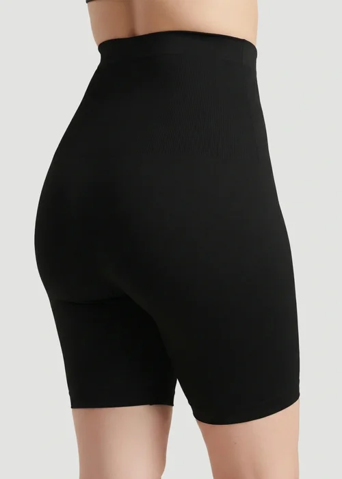 Conturve Black High Waisted Shaping Shorts - XL-2XL Image 2