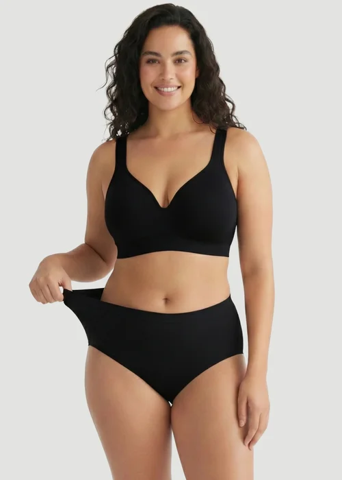 Conturve Black Period & Leakproof Bikini Underwear - M Image 1
