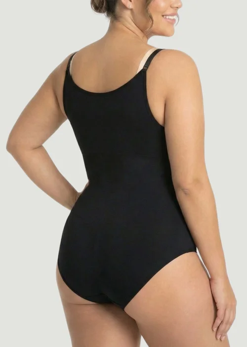 Conturve Black Open Bust Bodysuit Shaping Panty - S Image 3