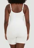 Conturve White Open Bust Bodysuit Shaping Shorts - M Image 3