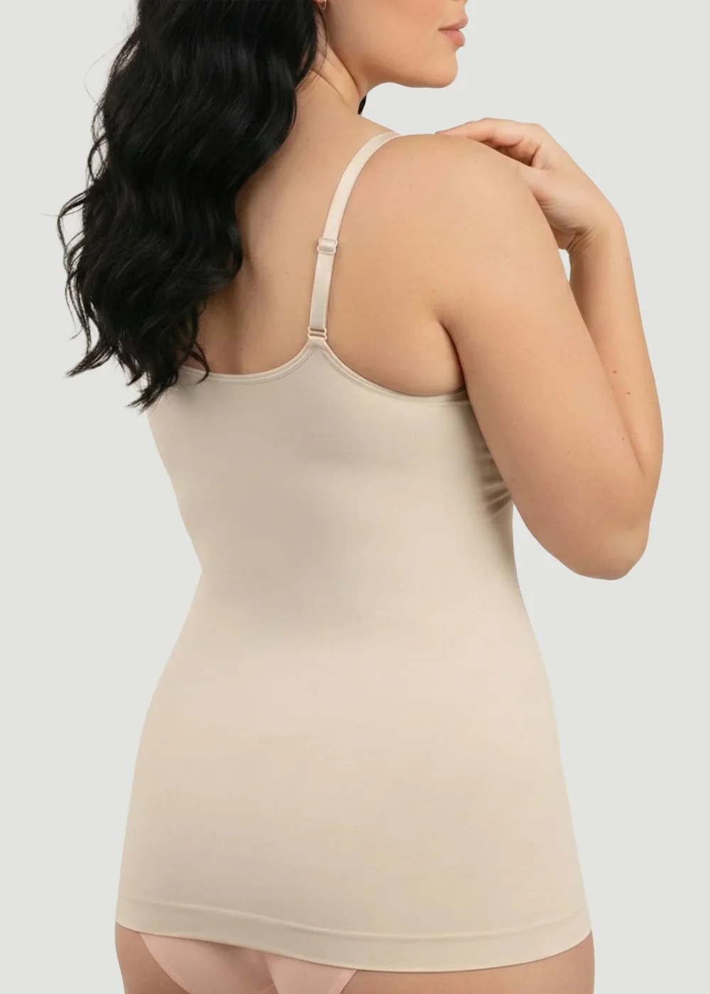 Conturve Beige Daily Shaping Scoop Neck Cami - 2XL Image 2
