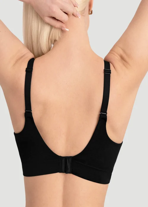 Conturve Black Ultimate Comfy Wireless Support Bra - L Image 4