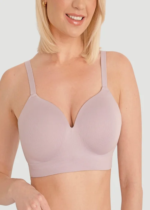 Conturve Light Grey Ultimate Comfy Wireless Support Bra - M Image 1