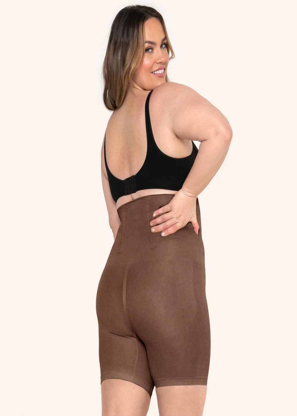 Conturve Brown Shaping SuperPower Shorts Flexible Boning - 4XL Image 2