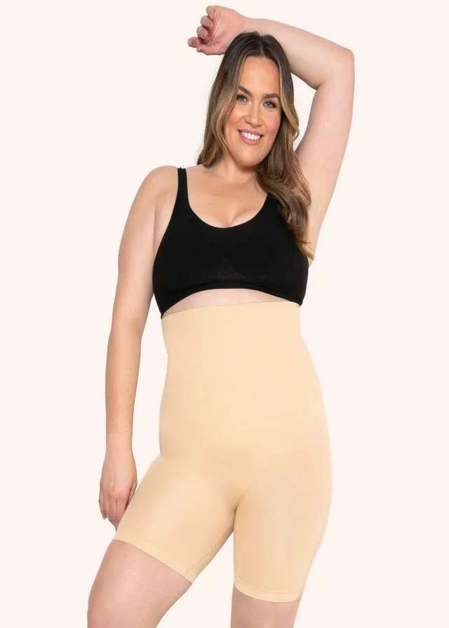 Conturve Beige Shaping SuperPower Shorts Flexible Boning