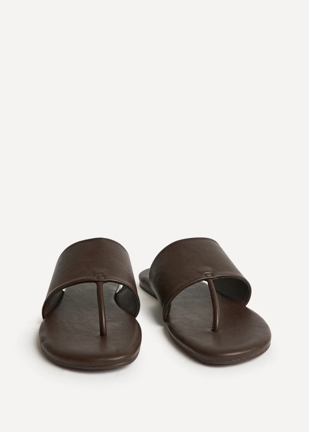 Linzi Amara Brown Flat Sandals - 4 Image 3