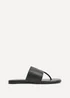 Linzi Amara Black Flat Sandals - 3 Image 2
