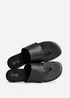 Linzi Amara Black Flat Sandals - 3 Image 5