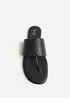 Linzi Amara Black Flat Sandals - 3 Image 3