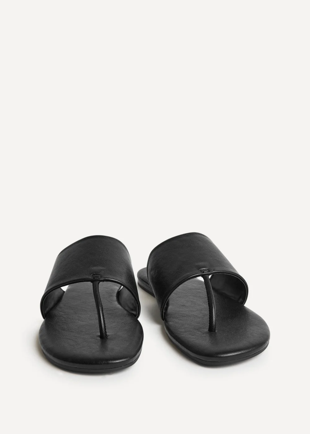 Linzi Amara Black Flat Sandals - 3 Image 4