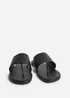 Linzi Amara Black Flat Sandals - 3 Image 4
