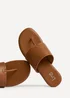 Linzi Amara Tan Flat Sandals - Size 7 Image 5