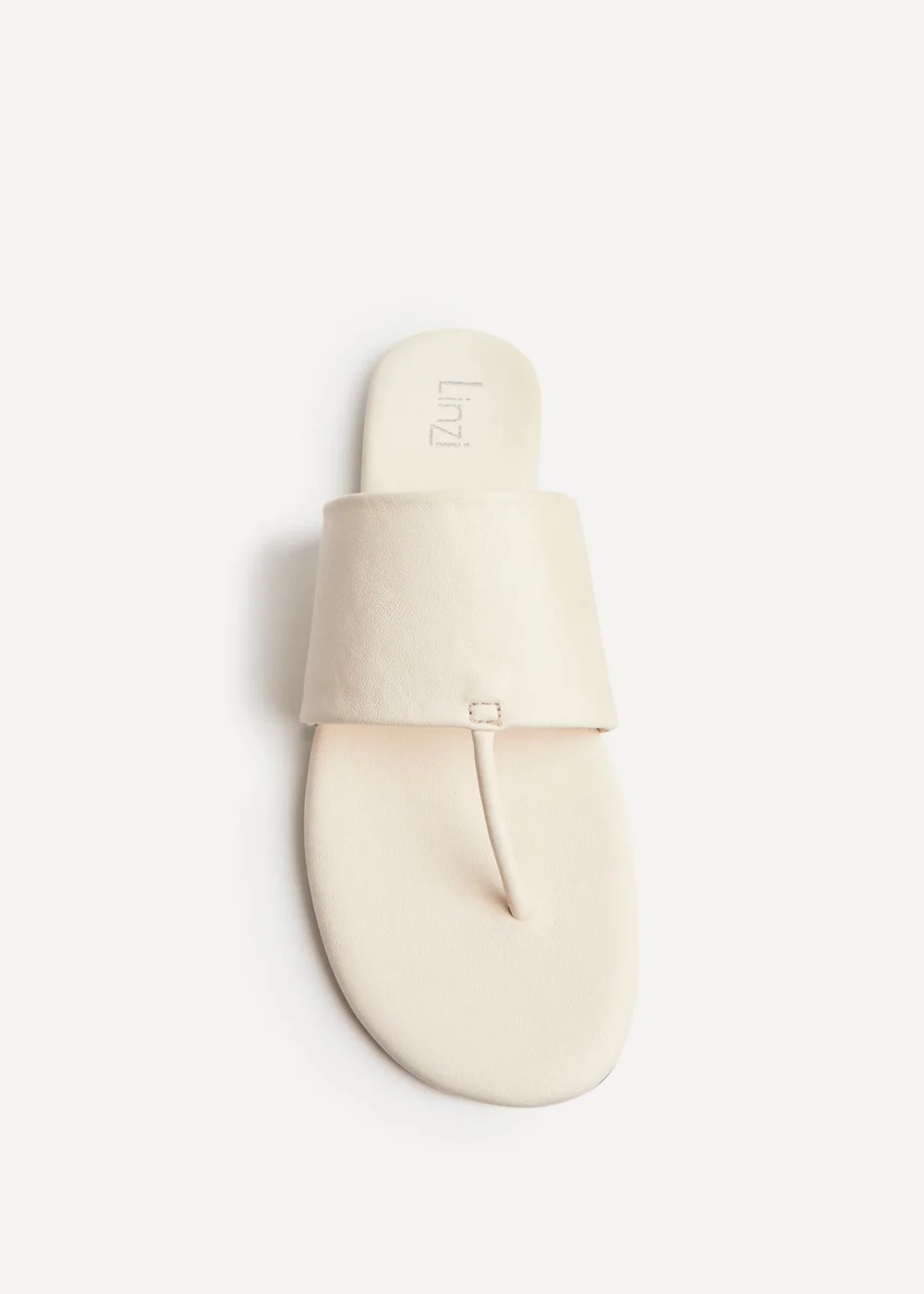 Linzi Amara Ivory Flat Sandals - 3 Image 4