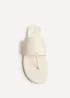 Linzi Amara Ivory Flat Sandals - 3 Image 4