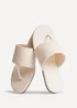 Linzi Amara Ivory Flat Sandals - 3 Image 5