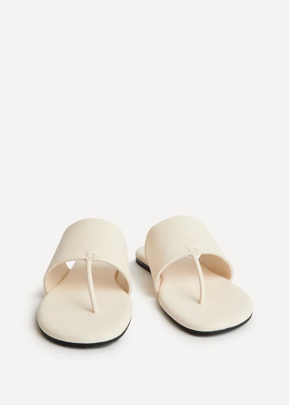 Linzi Amara Ivory Flat Sandals - 3 Image 3