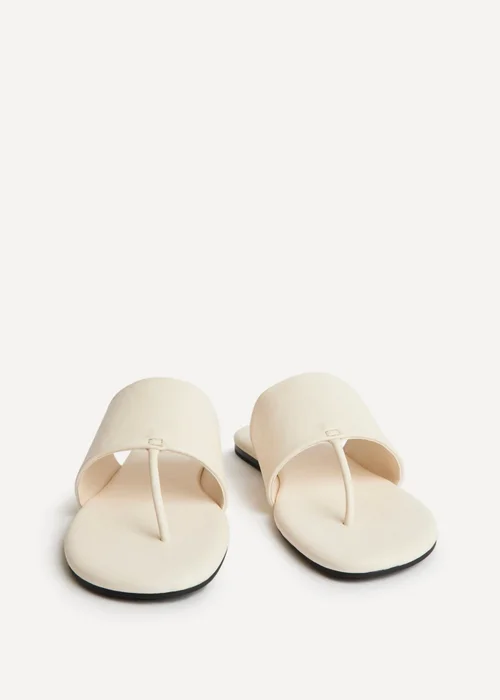 Linzi Amara Ivory Flat Sandals - 3 Image 3