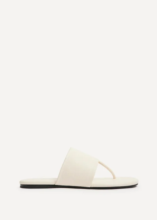 Linzi Amara Ivory Flat Sandals - 3 Image 2