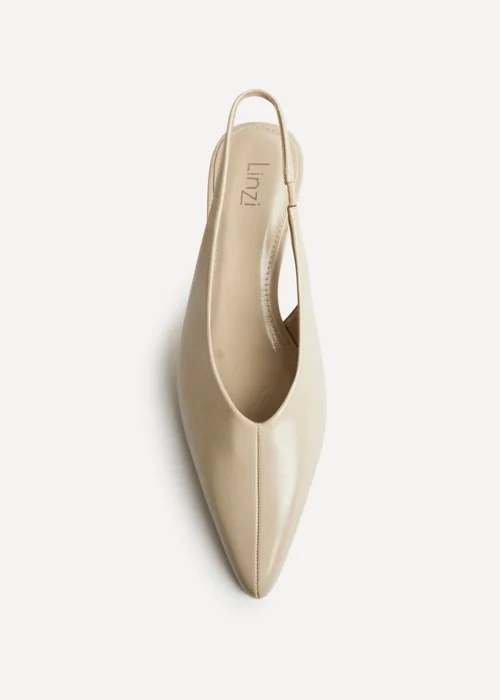 Linzi Eliza Taupe Faux Leather Court Heels - 6 Image 4