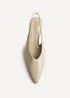 Linzi Eliza Taupe Faux Leather Court Heels - 6 Image 4