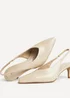 Linzi Eliza Taupe Faux Leather Court Heels - 6 Image 5