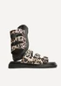 Linzi Satellite Leopard Print Flat Sandals - 7 Image 5