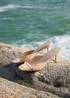 Linzi Erin Mocha Faux Leather Mule Heels - 4 Image 6