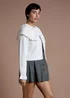 Neon Rose Cream Cape Cardigan - XS Image 5