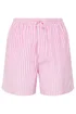 Yours Curve Pink Stripe Shorts - 18 Image 5