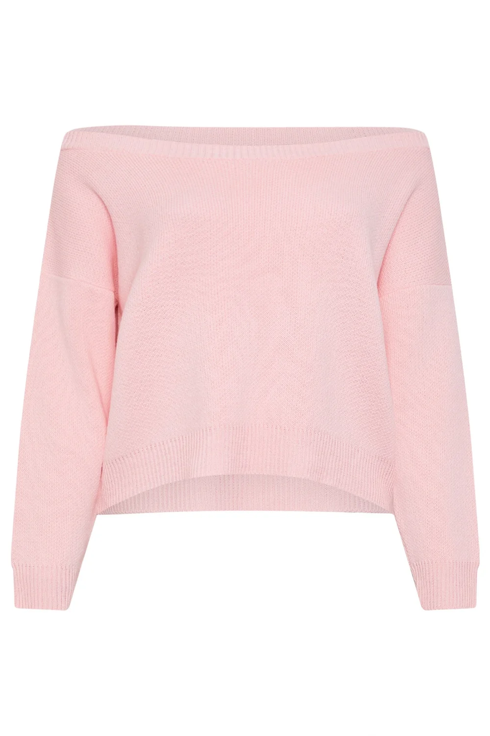 Yours Limited Curve Pink Knitted Off Shoulder Jumper - 18-20 Image 5