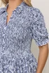 Yours Curve Blue Floral Midi Dress - 18 Image 4
