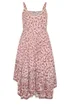 Yours Curve Pink Paisley Print Hanky Hem Dress - 18 Image 5