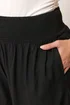 Yours Curve Black Harem Shirred Waist Trousers - 18 Image 4
