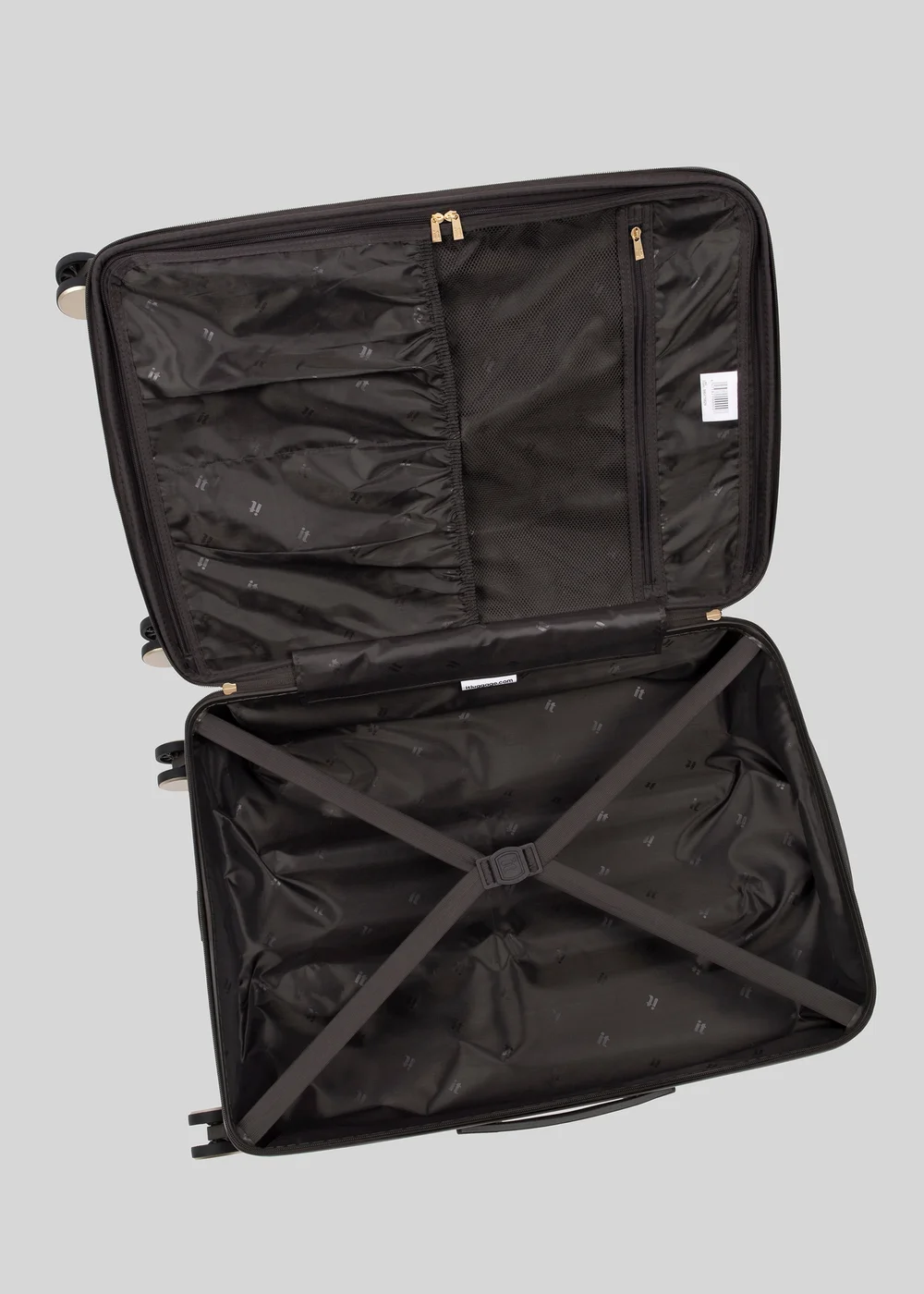 IT Luggage Sheen Snake Print Hard Suitcase - VANITY Image 2