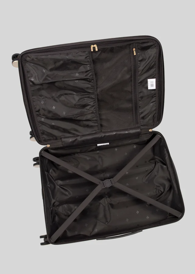 IT Luggage Sheen Snake Print Hard Suitcase