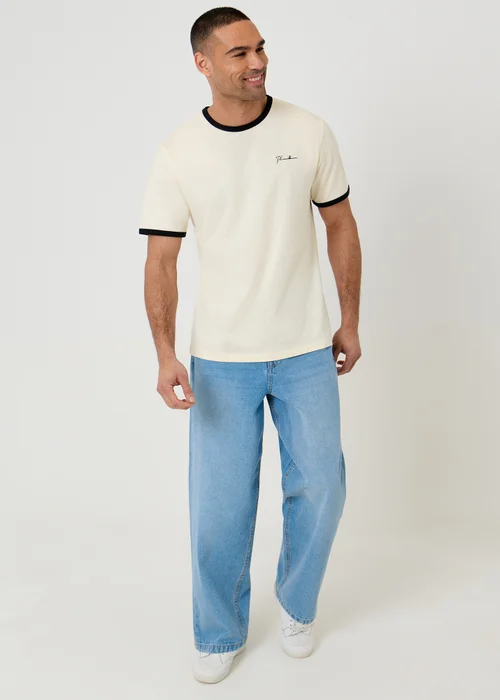 Threadbare Light Blue Baggy Fit Jeans - 34/L32 Image 3