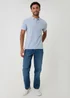 Threadbare Soft Green Two Tone Cotton Pique Polo Shirt - 2XL Image 3